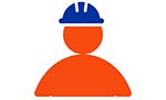 apprentice icon, person with a hard hat